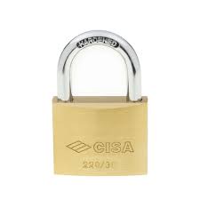 X - CISA Padlock 30mm Brass