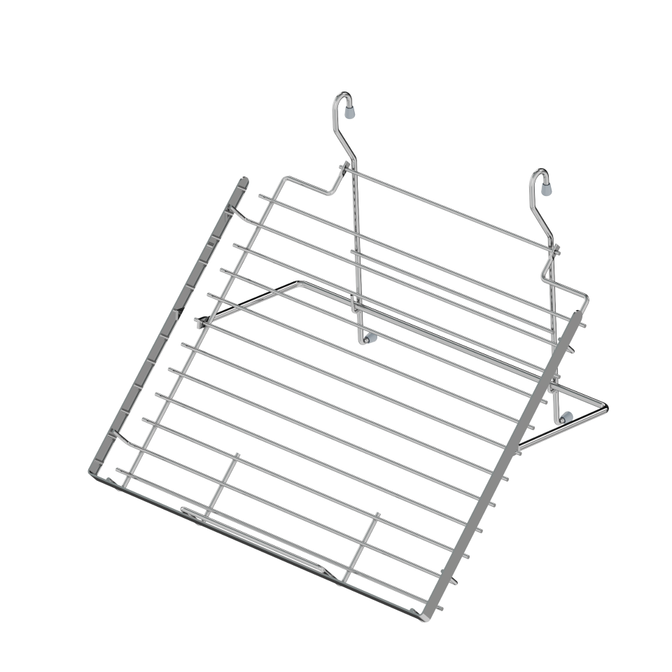 [005716] Cook Book Rack S4019 Chrome