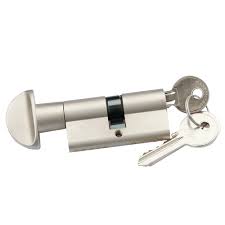 [005074] Cylinder 80mm Nickel w/Knob