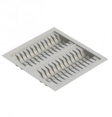 Dish Plate 550 x 480 White