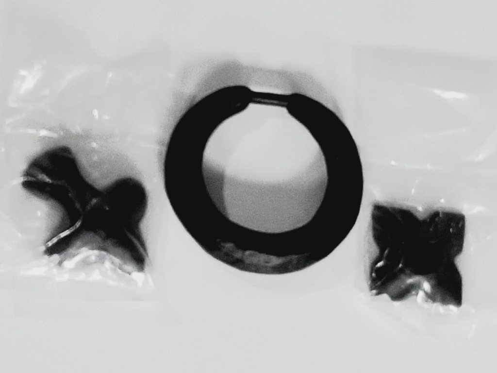 DOOR KNOCKER BLACK RING TMRK