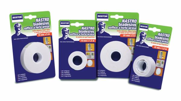 Double Sided Tape White Foam 25mm x 5mt