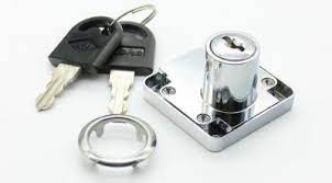 Drawer Lock 22mm Chrome