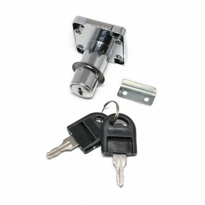 Drawer Lock 38mm Chrome