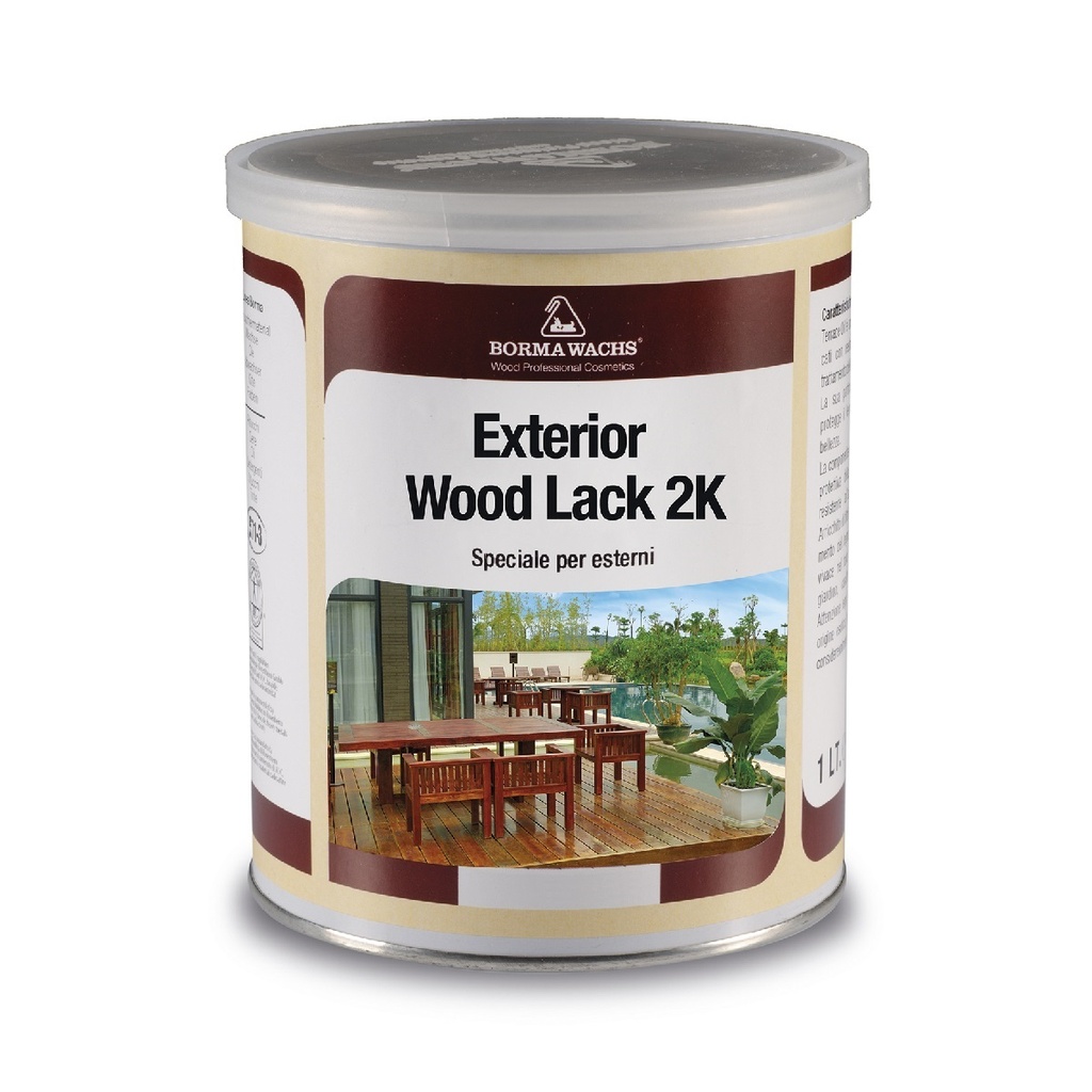 [007817] Exterior Wood Lacquer 1Lt 30 Gloss 1:1