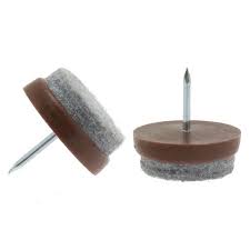 Felt Glide with Nail Brown 20mm