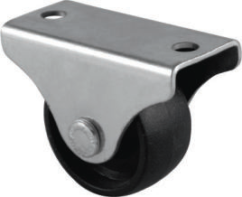 Fixed Castor Wheel - 15kg / H-28mm 163-P