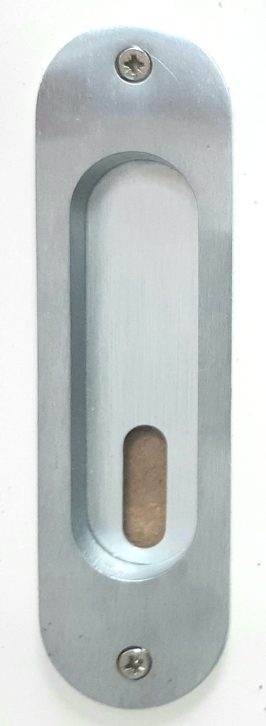 [003713] C/Handle Recess w/keyhole S/Nickel 120mm