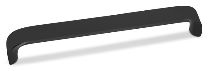 [008706] C/Handle Riva Black Matt 160mm