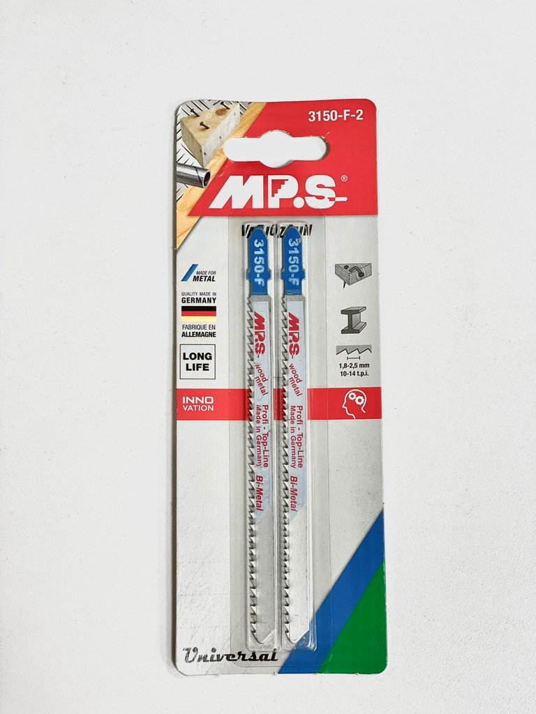 Jig Saw Blade BIM 130mm 16TPI 2pc
