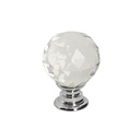Knob Glass Clear 25mm GP14