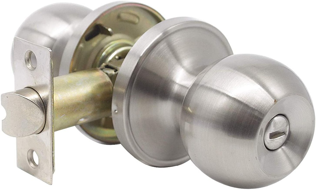 Knob Set S/Steel Privacy No key