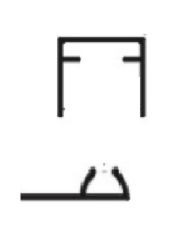 [008501] Lucido LC75 Aluminium Rail 3mt Single KIT