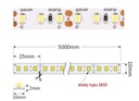 Led Strip Day Light 120LED/18W per mt - 10mm