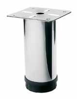 [001820] LEG Round 720 Chrome 60mm