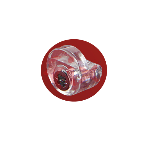 [000828] Mirror / Glass Clip 3mm Plastic