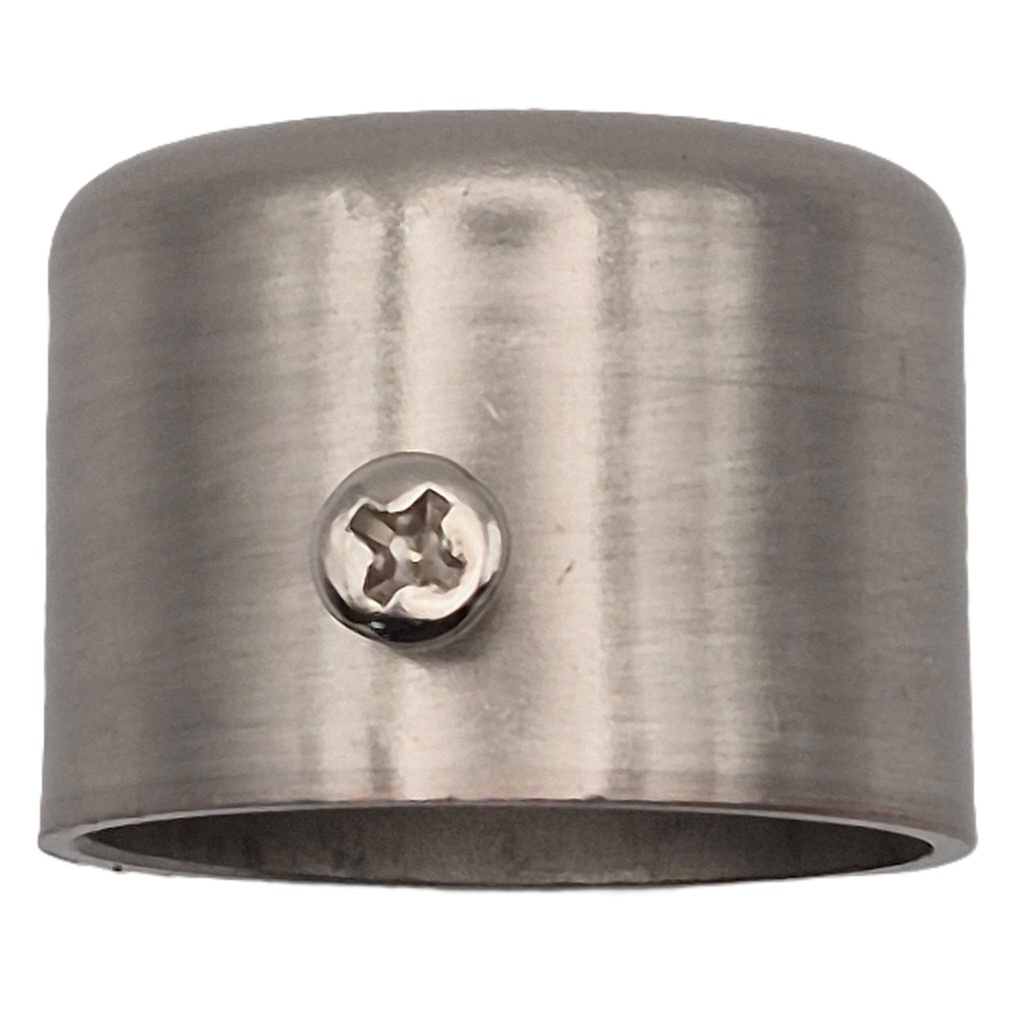 MUD Curtain End Cup 28mm S/S