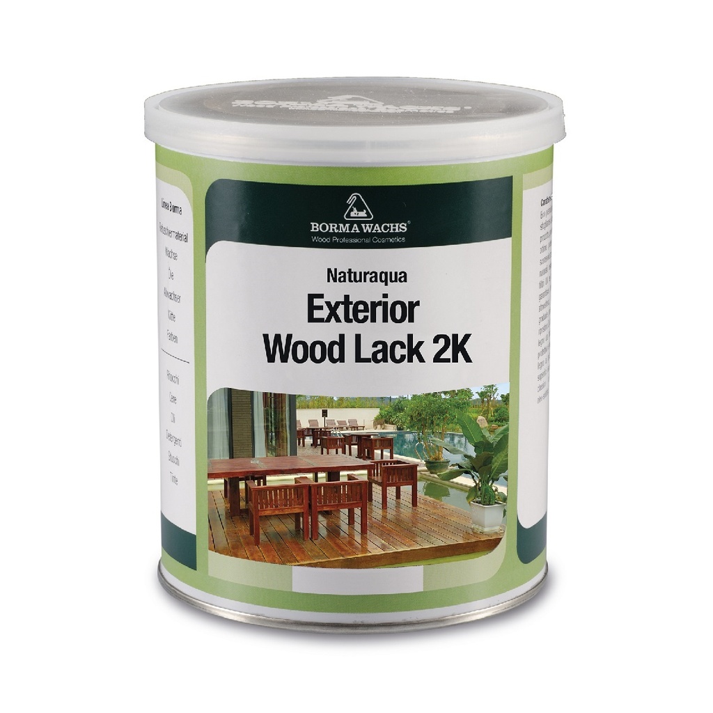 NAT Exterior Wood Lacquer 1Lt 30G 10:1
