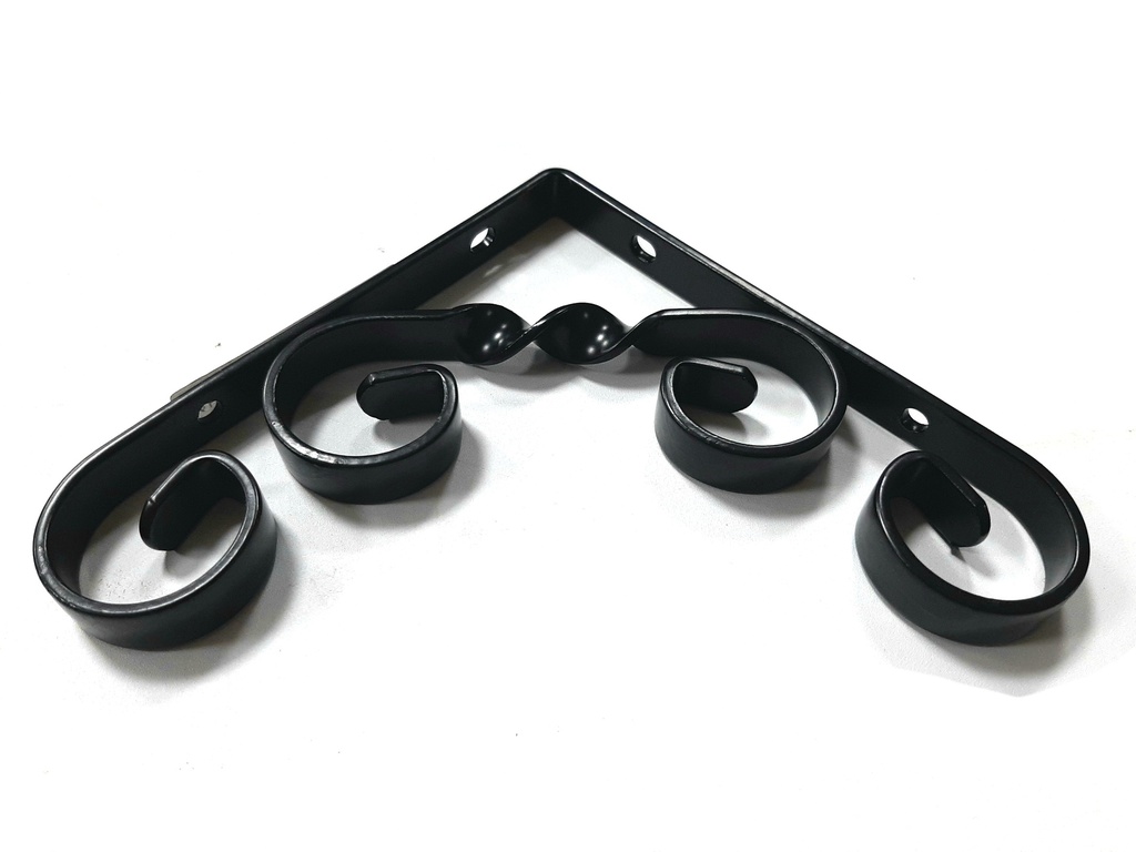 ORNAMENTAL 130 X 130MM BLACK