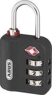 Abus Padlock Luggage Comb 147 TSA/30