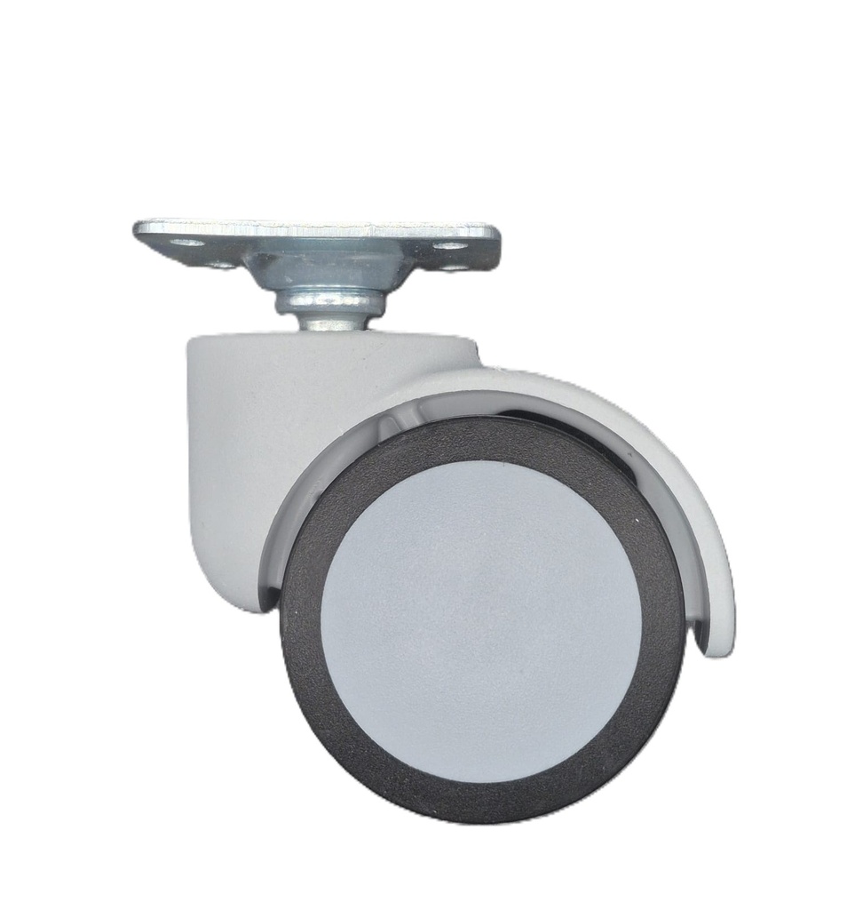 Castor Grey with Plate - 30kg / H-75mm