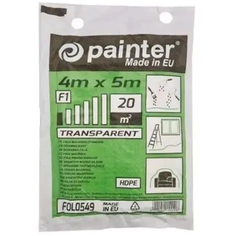 [002914] Plastic Cover Thin 4 X 5mt