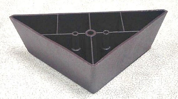 Plastic Leg Triangle Chrome Plated