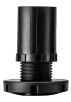 Plastic Leg Tube 60mm + M10 Head Black