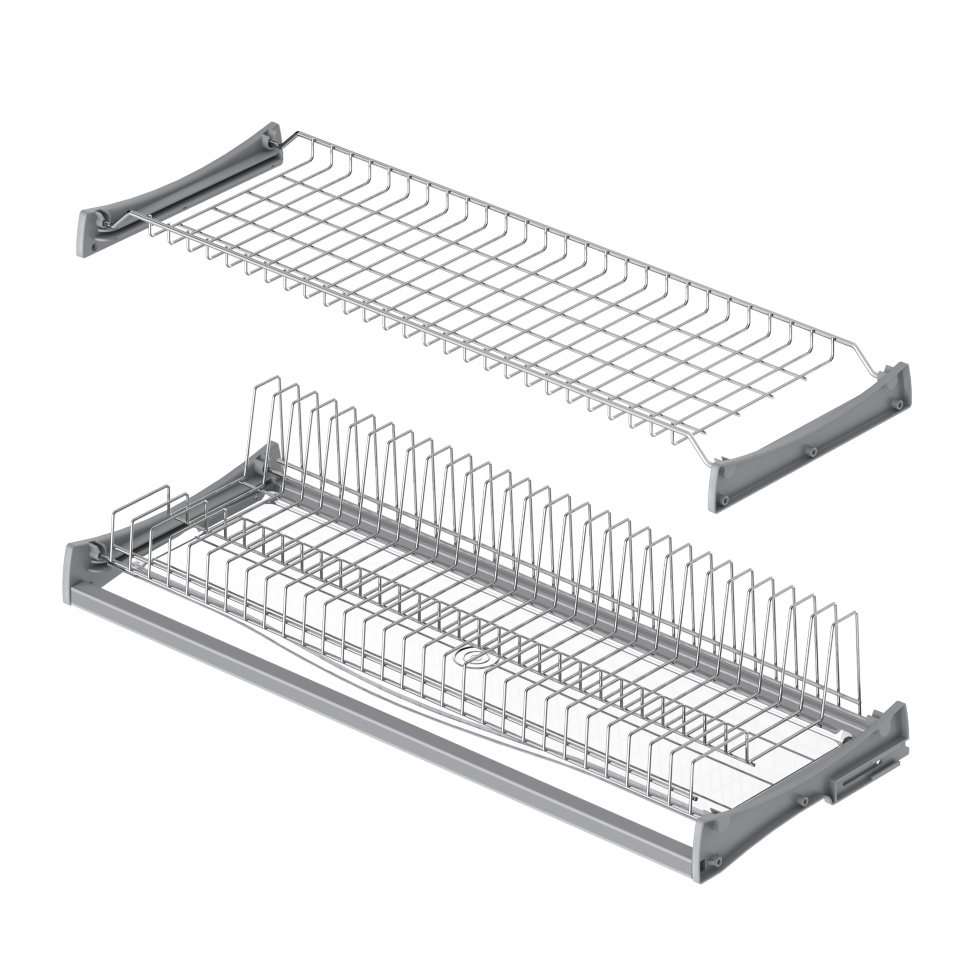 [008595] Plate / Glass Rack 900mm S5162 S/Steel