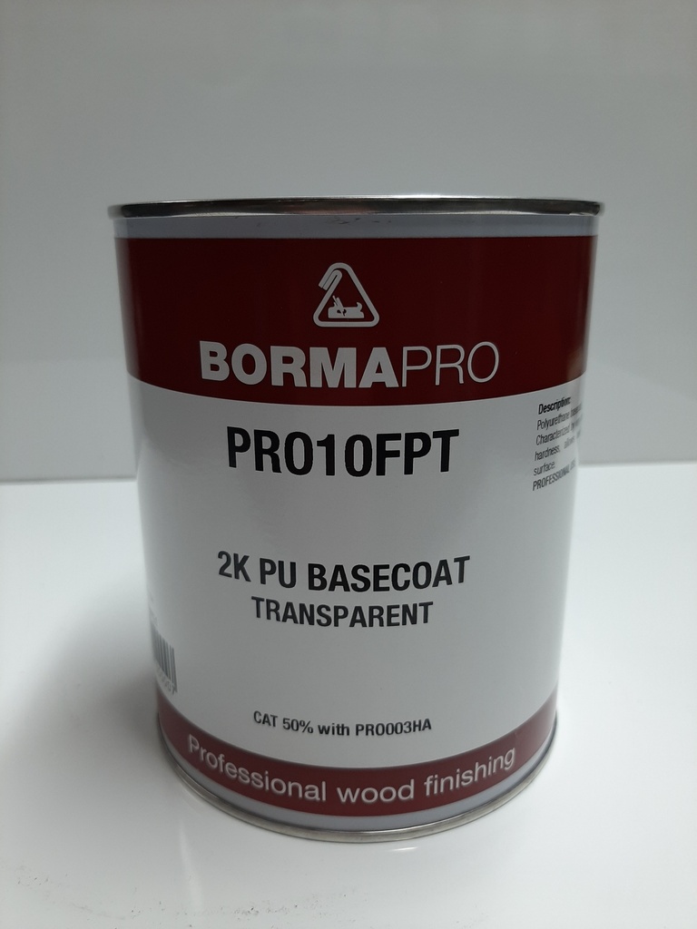 PU Basecoat Transparent 1lt Borma