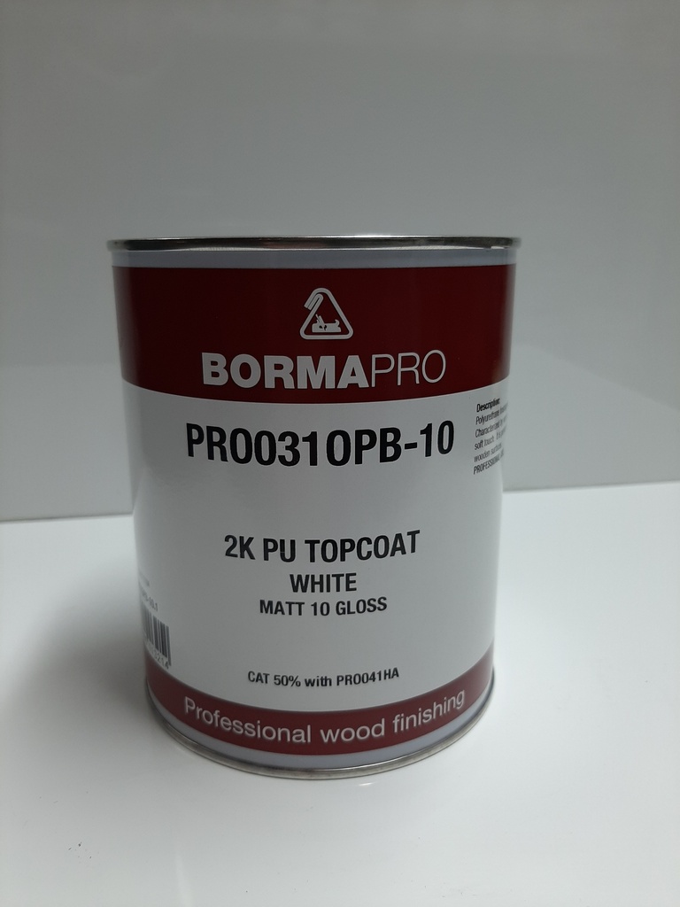 PU TopCoat White 10gloss 1kg Borma