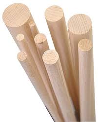 [000676] Moulding Dowel Round 19mm per ft