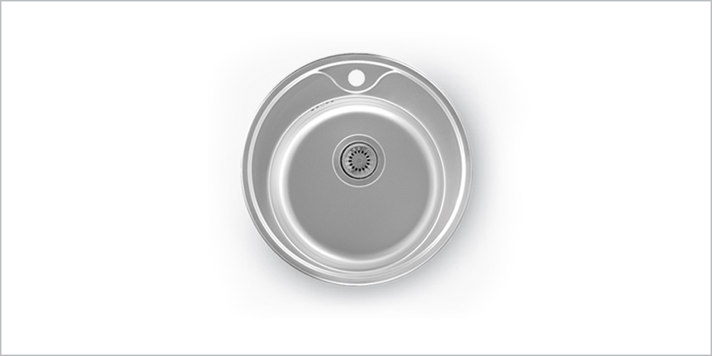 Sink 1 Bowl 480mm Decor