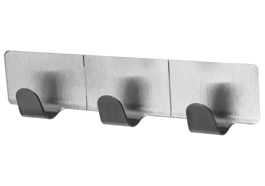 Self Adhesive S/Steel Strip Hook 3pcs