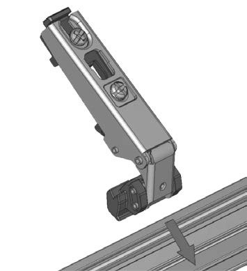 [002299] Decofix - Hinge Star Track 0mm