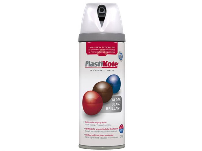 T & S Gloss White 400ml (RAL9010)