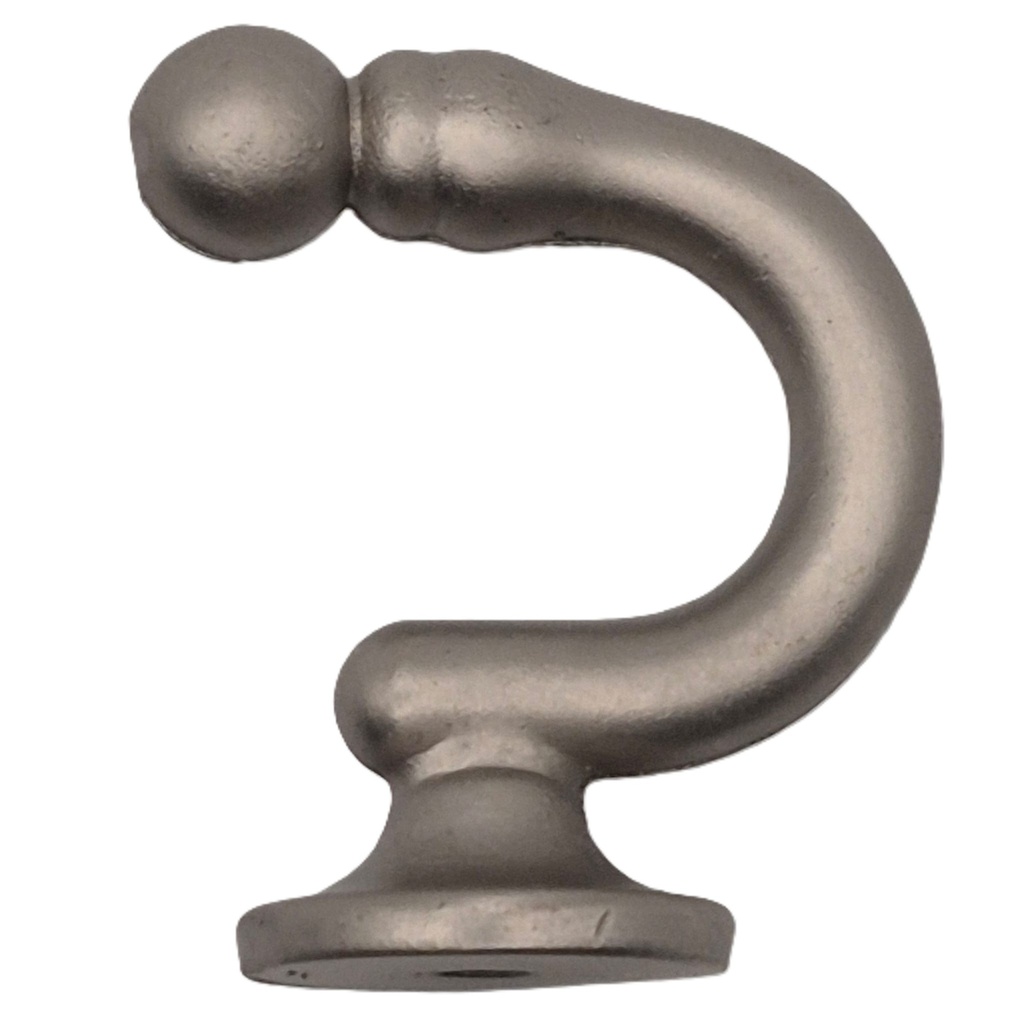 [006583] Tie Back Nickel One Hook Small
