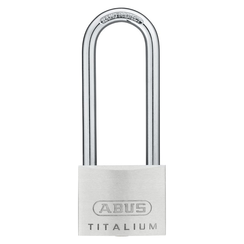 X - ABUS Titalium Padlock Long W/Res 40mm - 64TI/40HB40