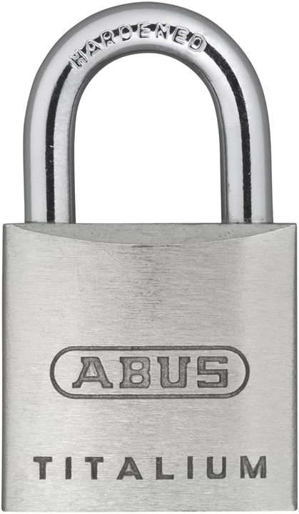 X - ABUS Titalium Padlock W/Res 45mm - 64TI/45