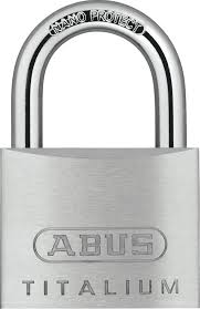 X - ABUS Titalium Padlock W/Res 50mm - 64TI/50