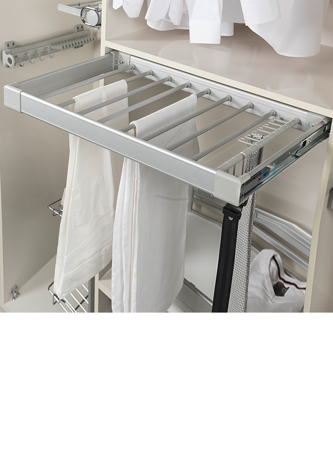 Trouser Rack 60cm S6215 Grey
