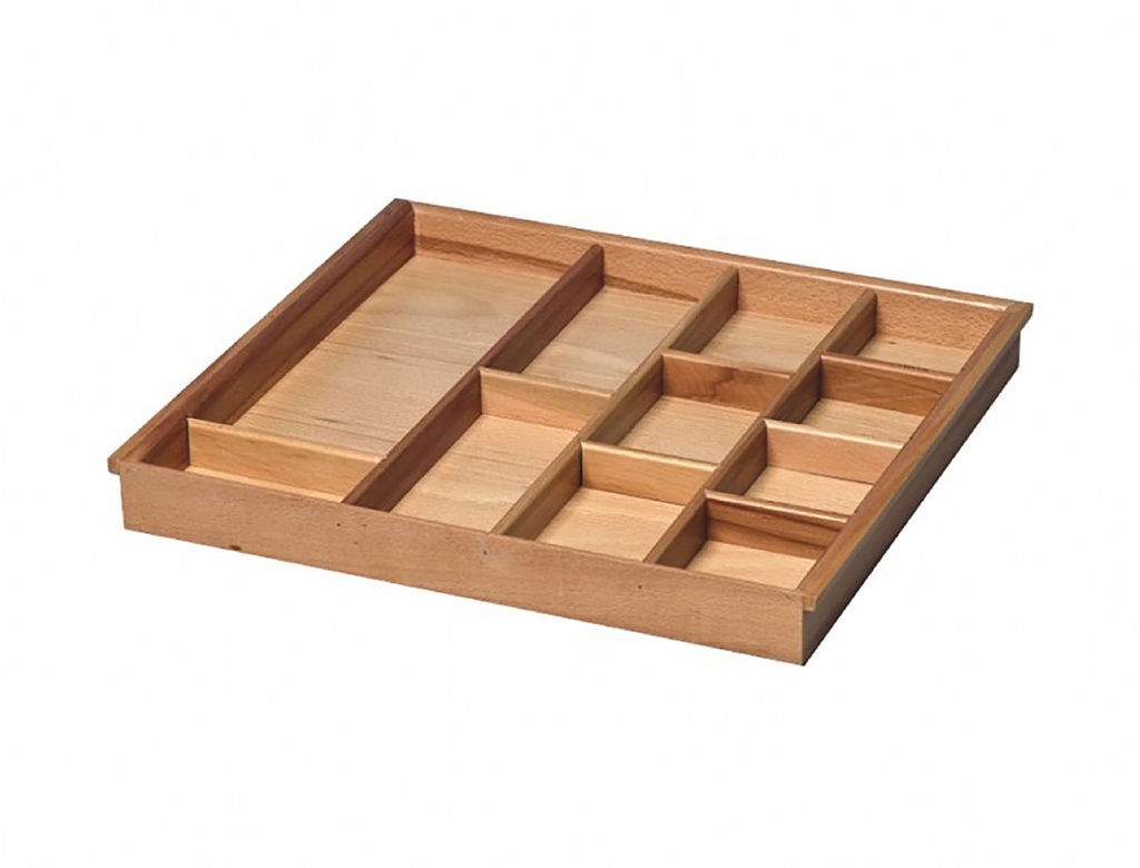[007979] Wooden Cutlery Tray 60cm