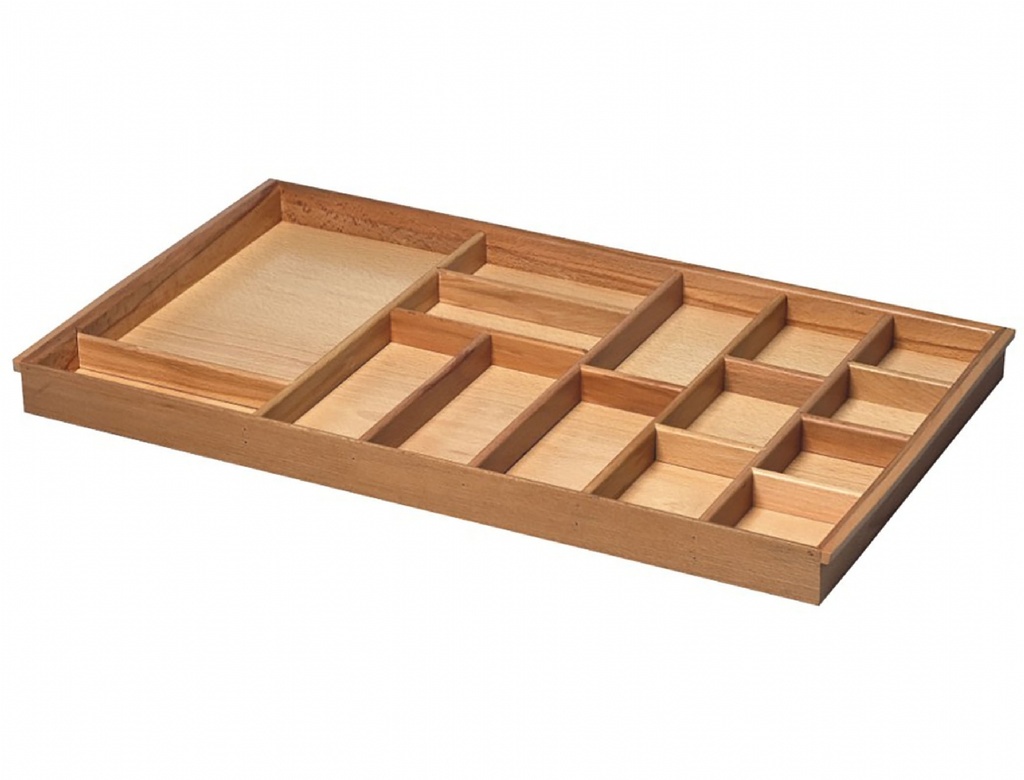 Wooden Cutlery Tray 90cm