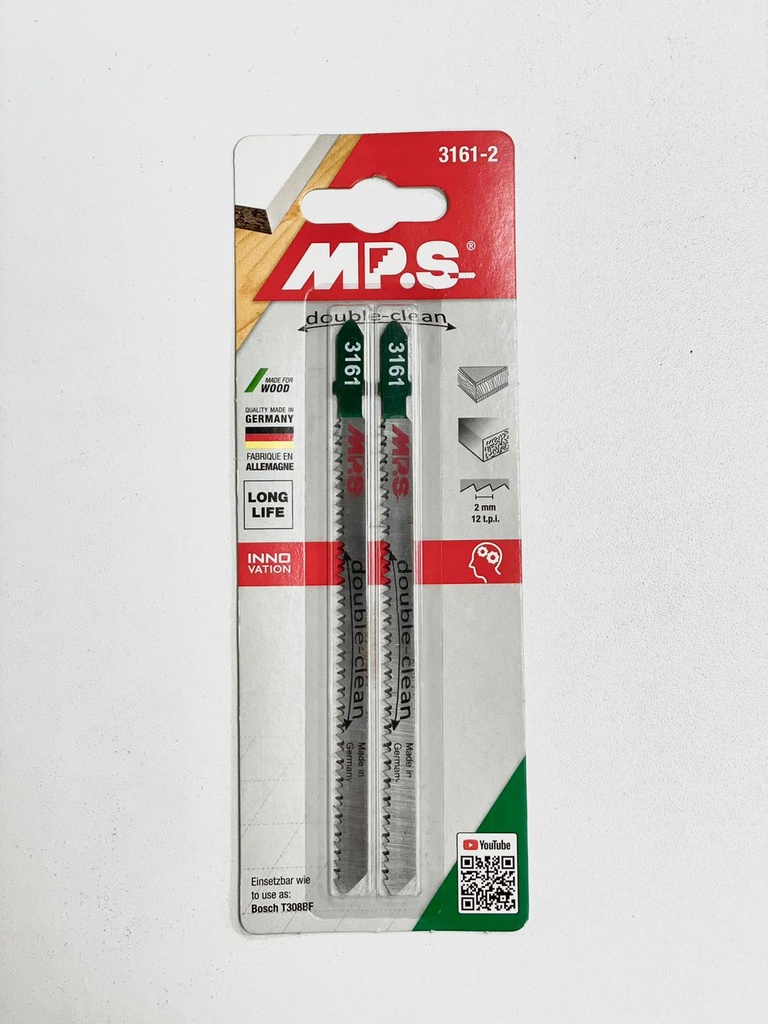 Jig Saw Blade CV 132mm 12TPI 2pc 3161