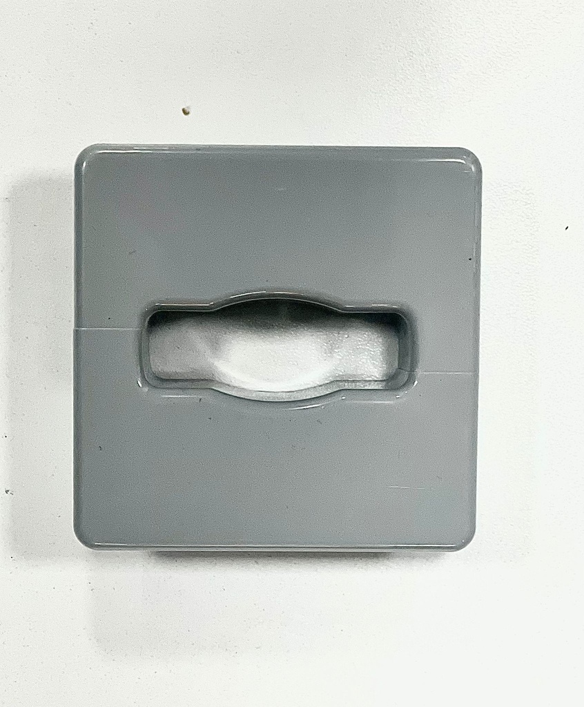 Cable Desk Cover Grey Square 60mm