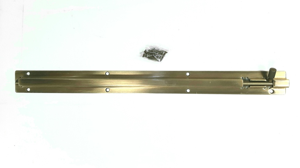 [008855] DB1039 H/Duty Door Bolt Bronze 12" Mudelli