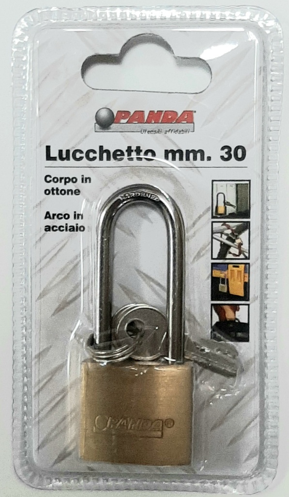 X - Long Shackle Padlock 30mm