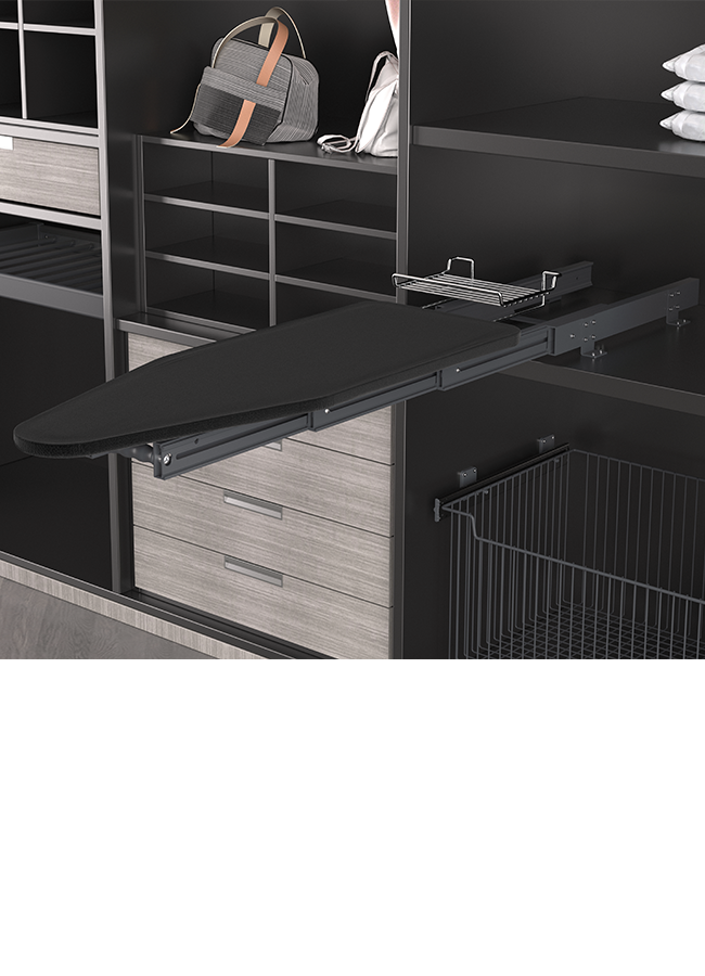 [000110] Foldable Iron Board Anthracite S6616