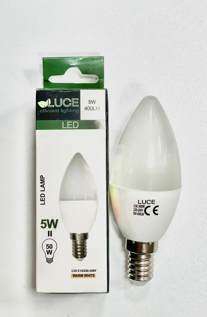 Luce LED Candle 5W E14 Warm