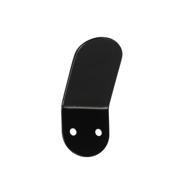 [008896] Hanger 1 Hook Plate Black WS05